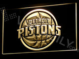Detroit Pistons LED Sign - Yellow - TheLedHeroes