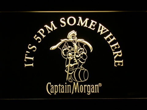 Captain Morgan IT's 5 pm Somewhere LED Sign -  - TheLedHeroes