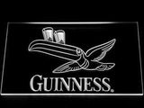 Guinness Toucan LED Neon Sign USB - White - TheLedHeroes