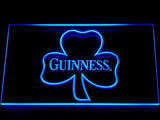 Guinness Shamrock LED Neon Sign USB - Blue - TheLedHeroes