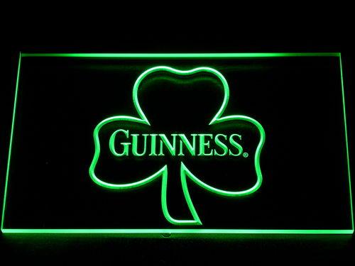 Guinness Shamrock LED Neon Sign Electrical - Green - TheLedHeroes