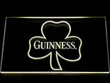 Guinness Shamrock LED Neon Sign USB - Yellow - TheLedHeroes
