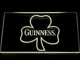 Guinness Shamrock LED Neon Sign Electrical - Yellow - TheLedHeroes