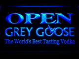 FREE Grey Goose Open LED Sign - Blue - TheLedHeroes