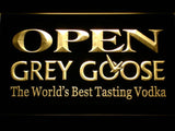 Grey Goose Open LED Neon Sign USB - Yellow - TheLedHeroes