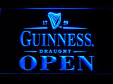 Guinness Draught Open LED Neon Sign USB - Blue - TheLedHeroes