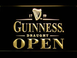 Guinness Draught Open LED Neon Sign USB - Yellow - TheLedHeroes