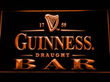 Guinness Draught Beer Bar LED Neon Sign Electrical - Orange - TheLedHeroes