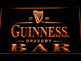 FREE Guinness Draught Beer Bar LED Sign - Orange - TheLedHeroes