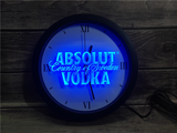 Absolut Vodka LED Wall Clock - Multicolor - TheLedHeroes