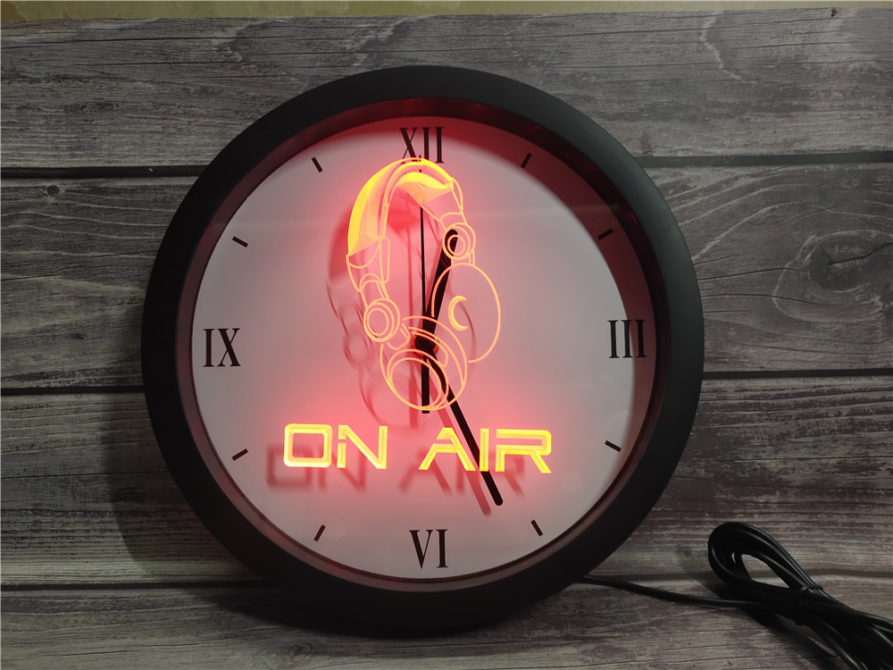 On Air LED Wall Clock - Multicolor - TheLedHeroes