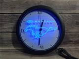 Ford Mustang (2) LED Wall Clock - Multicolor - TheLedHeroes