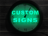 Custom LED Wall Clock -  - TheLedHeroes