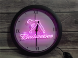 Budweiser (2) LED Wall Clock - Multicolor - TheLedHeroes