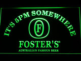 Foster It's 5pm Somewhere LED Neon Sign Electrical - Green - TheLedHeroes