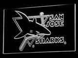 San Jose Sharks LED Neon Sign Electrical - White - TheLedHeroes