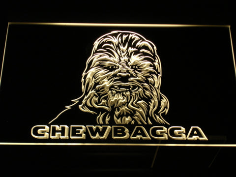 FREE Star Wars Chewbacca LED Sign - Yellow - TheLedHeroes