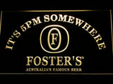 Foster It's 5pm Somewhere LED Neon Sign USB - Yellow - TheLedHeroes