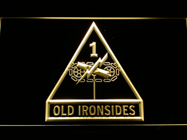 FREE Old Ironsides USS Constitution LED Sign - Yellow - TheLedHeroes