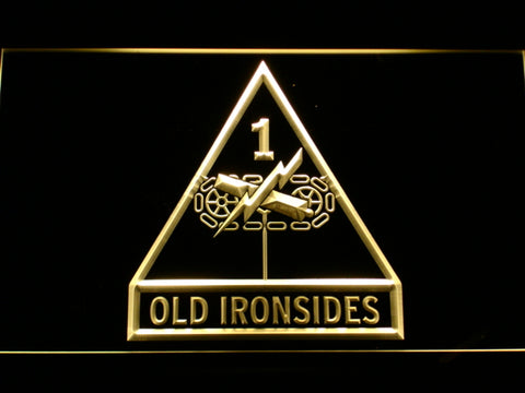 FREE Old Ironsides USS Constitution LED Sign - Yellow - TheLedHeroes