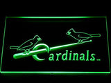 St. Louis Cardinals (5) LED Neon Sign Electrical - Green - TheLedHeroes