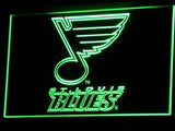 St. Louis Blues LED Neon Sign Electrical - Green - TheLedHeroes