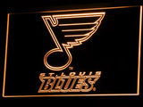 St. Louis Blues LED Neon Sign USB - Orange - TheLedHeroes