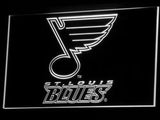 St. Louis Blues LED Neon Sign USB - White - TheLedHeroes