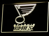 St. Louis Blues LED Neon Sign USB - Yellow - TheLedHeroes