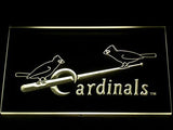 St. Louis Cardinals (5) LED Neon Sign USB - Yellow - TheLedHeroes