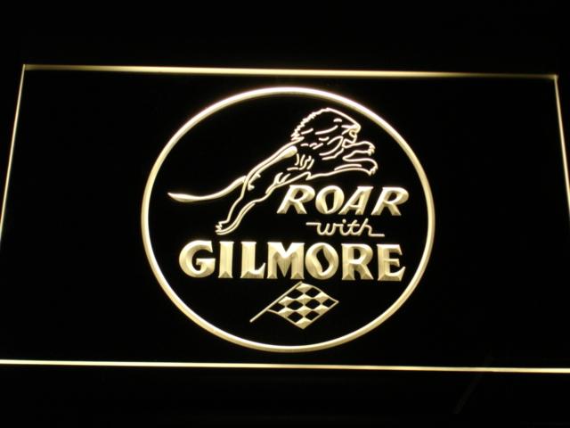 Gilmore Oil Company LED Neon Sign USB - Yellow - TheLedHeroes
