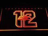 Seattle Seahawks I'm In! LED Neon Sign USB - Orange - TheLedHeroes