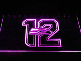 Seattle Seahawks I'm In! LED Neon Sign USB - Purple - TheLedHeroes