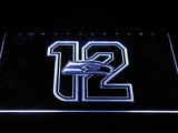 Seattle Seahawks I'm In! LED Neon Sign USB - White - TheLedHeroes