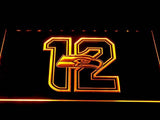 Seattle Seahawks I'm In! LED Neon Sign USB - Yellow - TheLedHeroes