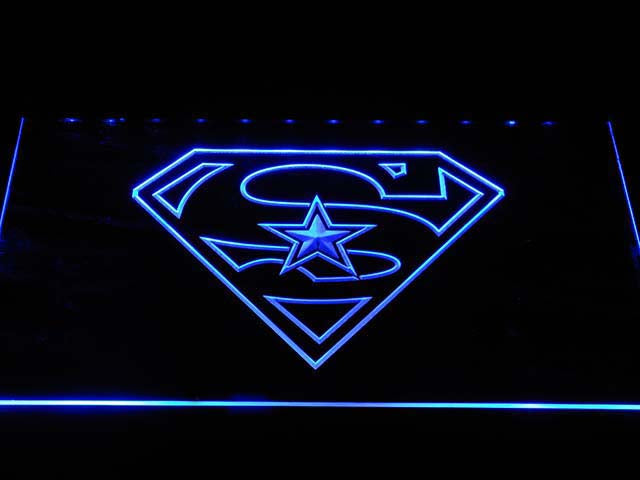 FREE Dallas Cowboys (9) LED Sign - Blue - TheLedHeroes