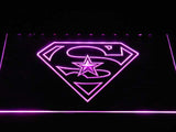 Dallas Cowboys (9) LED Neon Sign USB - Purple - TheLedHeroes