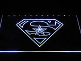 Dallas Cowboys (9) LED Neon Sign Electrical - White - TheLedHeroes
