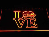 Seattle Seahawks (5) LED Neon Sign USB - Orange - TheLedHeroes