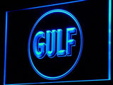 Gulf Oil LED Neon Sign USB - Blue - TheLedHeroes