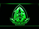 1st Battalion 2nd Marines LED Neon Sign Electrical - Green - TheLedHeroes