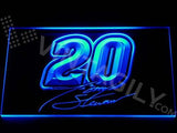 Tommy 20 LED Neon Sign Electrical - Blue - TheLedHeroes
