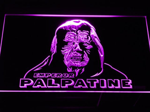 Star Wars Emperor Palapatine LED Neon Sign Electrical - Purple - TheLedHeroes