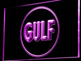 Gulf Oil LED Neon Sign USB - Purple - TheLedHeroes