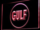 Gulf Oil LED Neon Sign USB - Red - TheLedHeroes