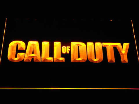 Call Of Duty LED Sign - Yellow - TheLedHeroes