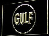 Gulf Oil LED Neon Sign USB - Yellow - TheLedHeroes