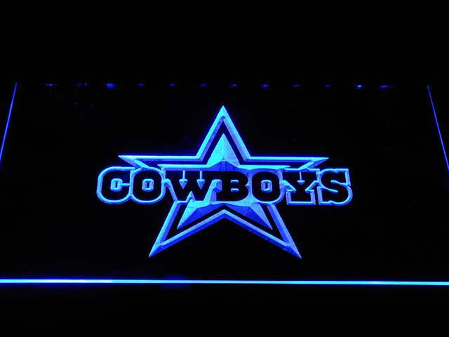 Dallas Cowboys (11) LED Sign - Blue - TheLedHeroes