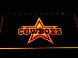 Dallas Cowboys (11) LED Neon Sign USB - Orange - TheLedHeroes