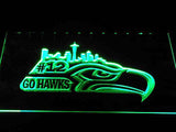 FREE Seattle Seahawks (6) LED Sign - Green - TheLedHeroes